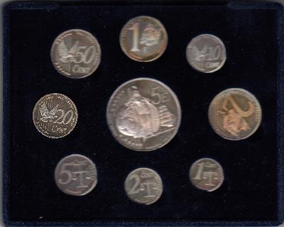 Beschrijving: 8,88 Euro ORIGIN.SET(9)essai tokens